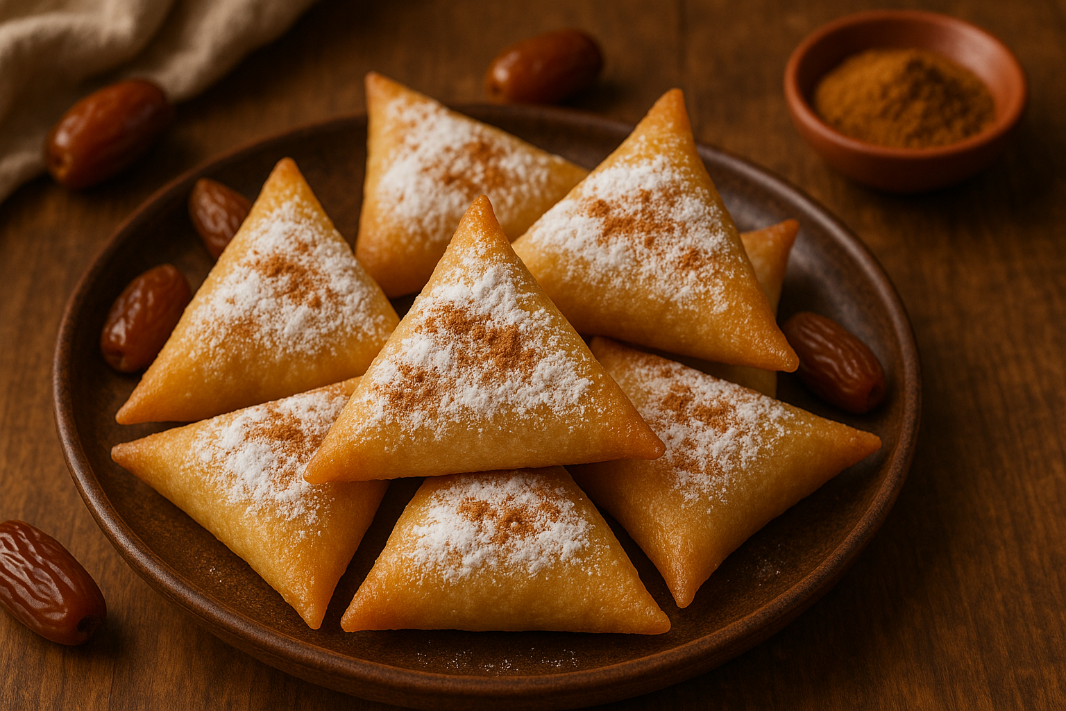 recette Briouates au poulet et aux amandes