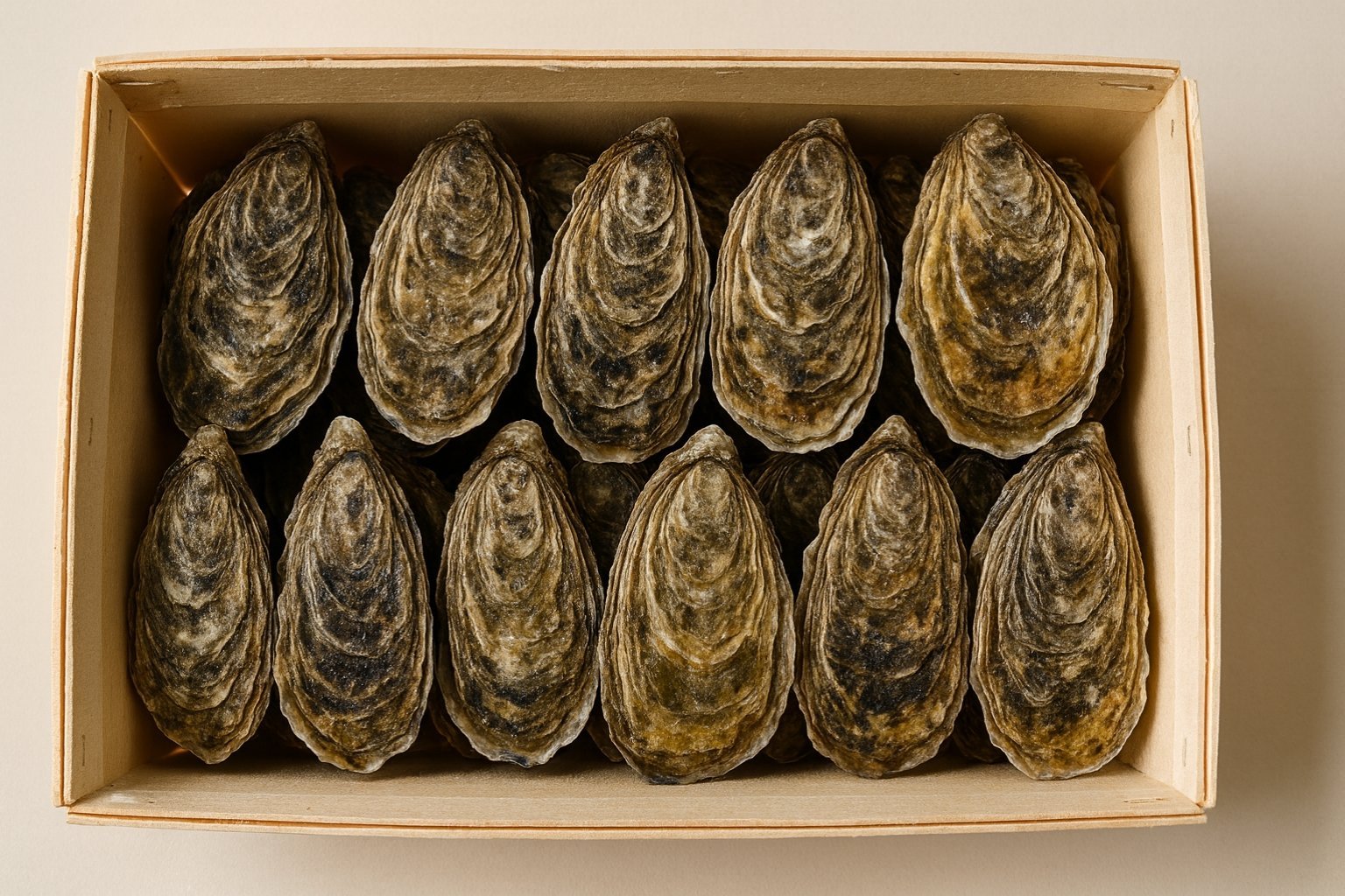 Combien d'huîtres dans une bourriche ?