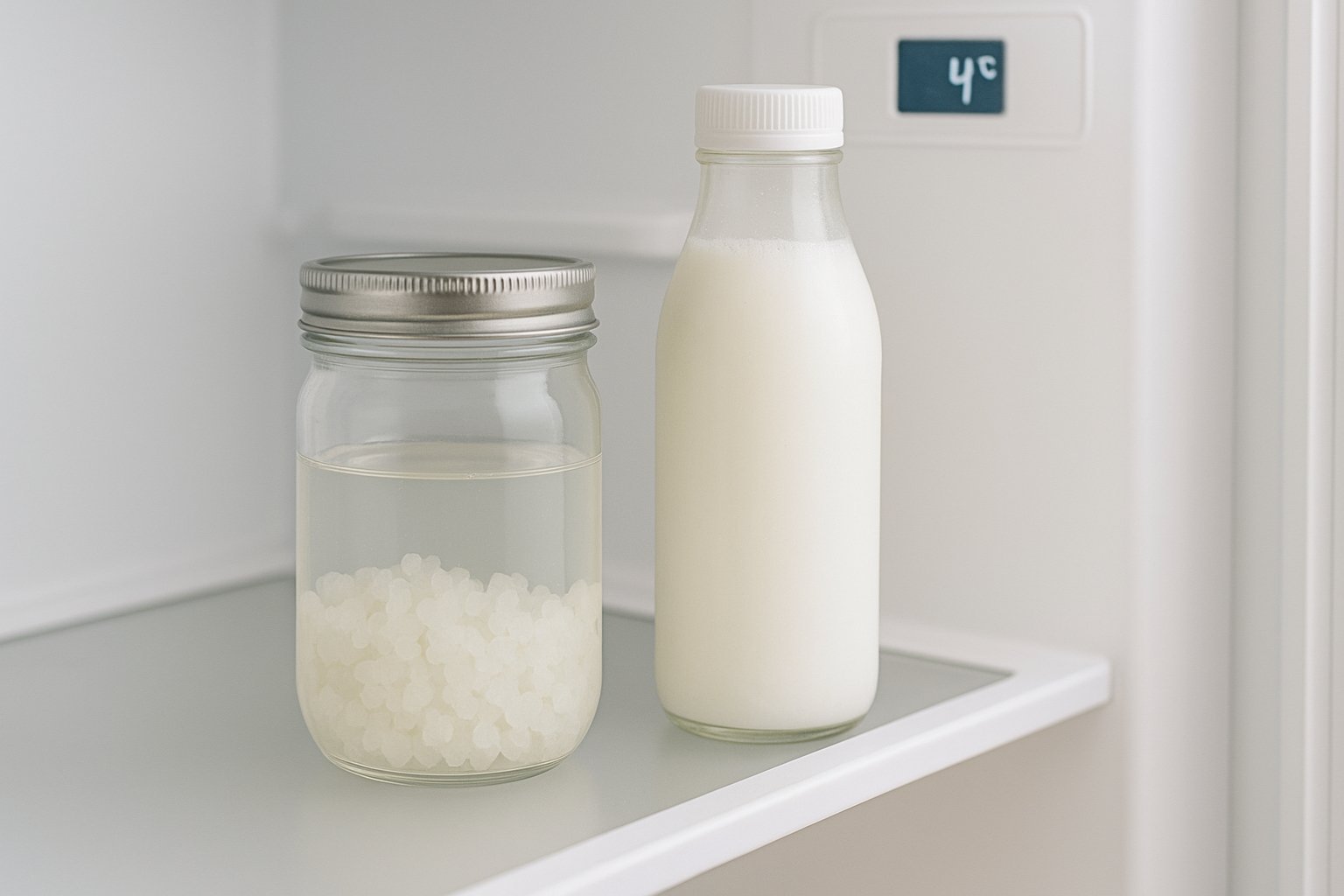 Comment conserver le kéfir au frigo