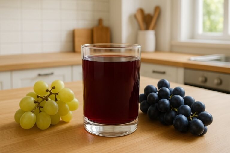 recette Jus de raisin et citron