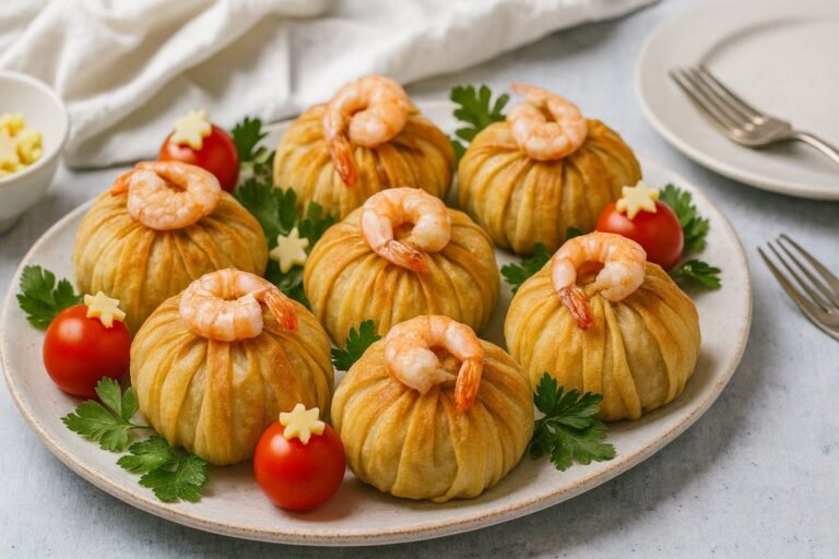 Minis Pastillas aux Crevettes et au Saumon