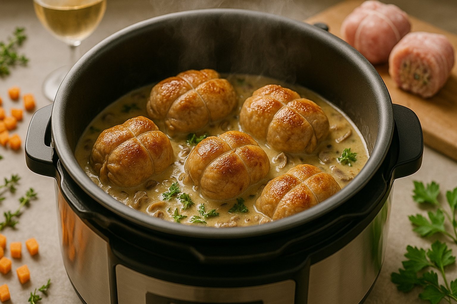 Paupiettes de Porc en Cocotte-Minute