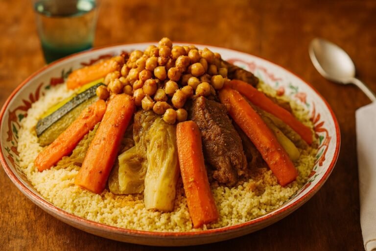 Recette Couscous 7 Légumes Marocain