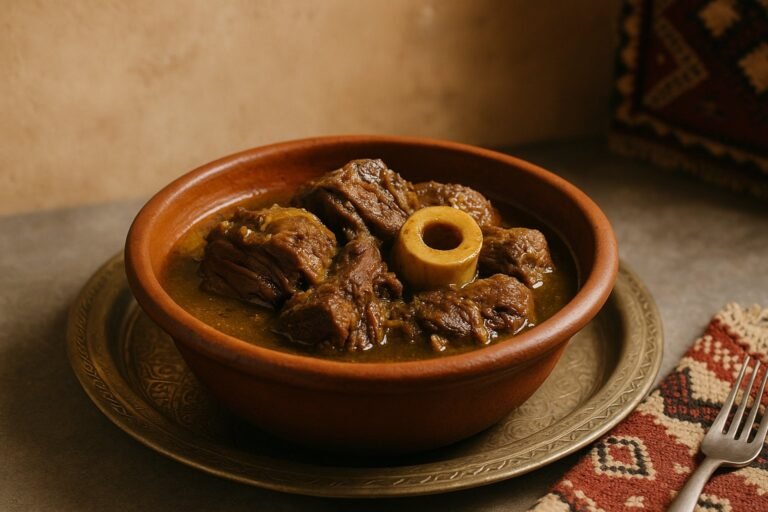 Tanjia Marrakchia recette