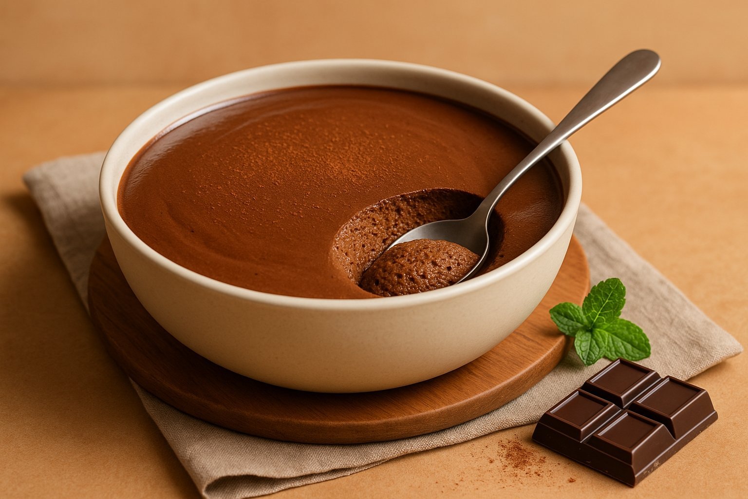 recette Mousse au Chocolat Végane