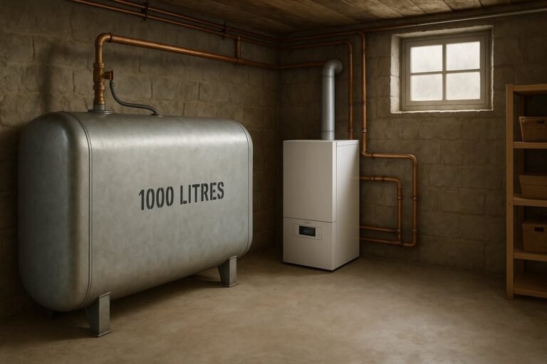 1000 litres de fioul dure combien de temps