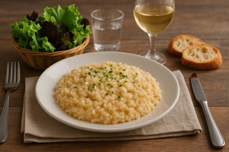 Accompagner un risotto