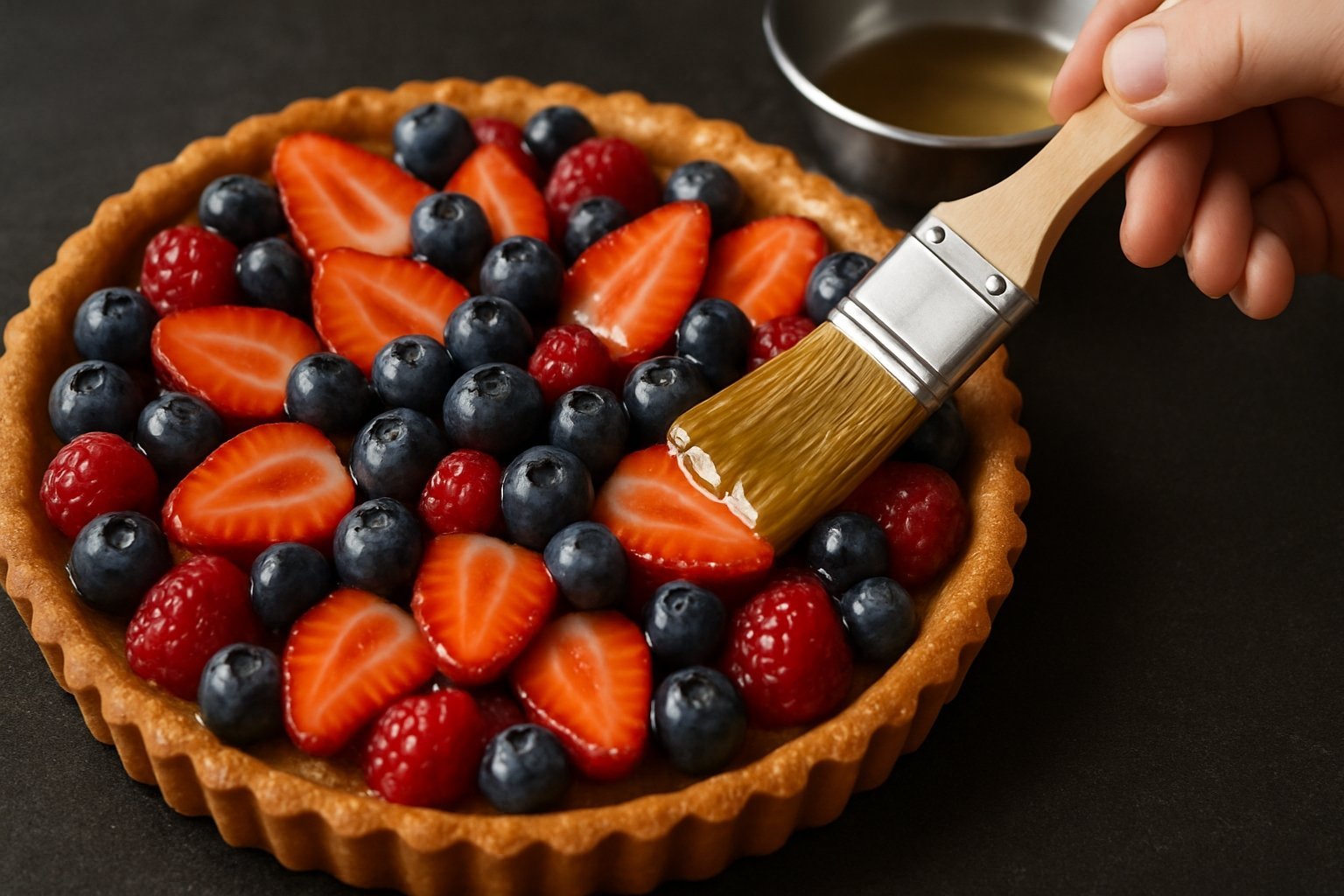Comment faire briller une tarte aux fruits