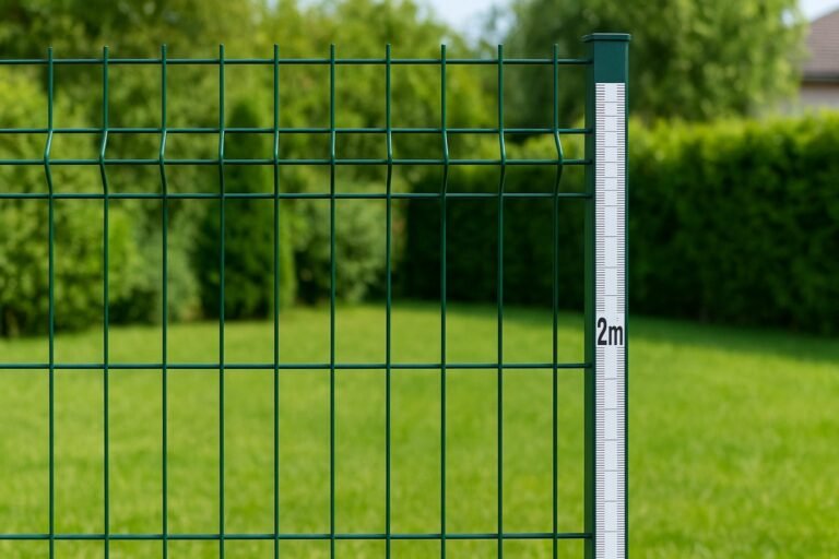 Hauteur grillage rigide