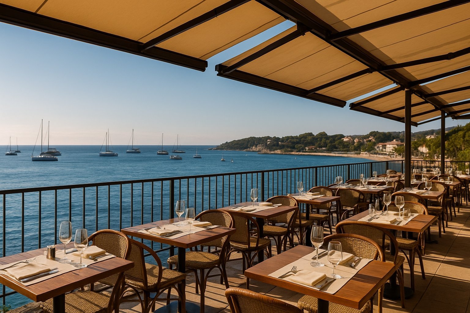 Meilleur restaurant vue mer Bandol