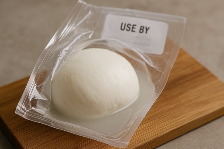 Mozzarella périmée de 5 jours