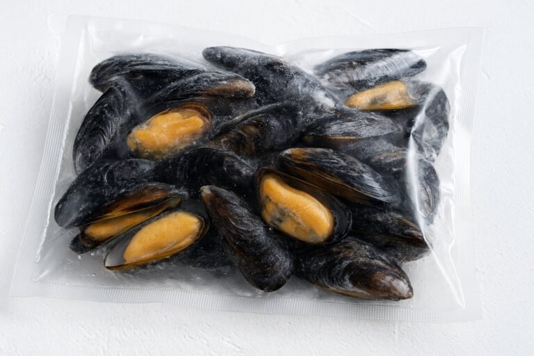 Peut-on congeler des moules sous vide