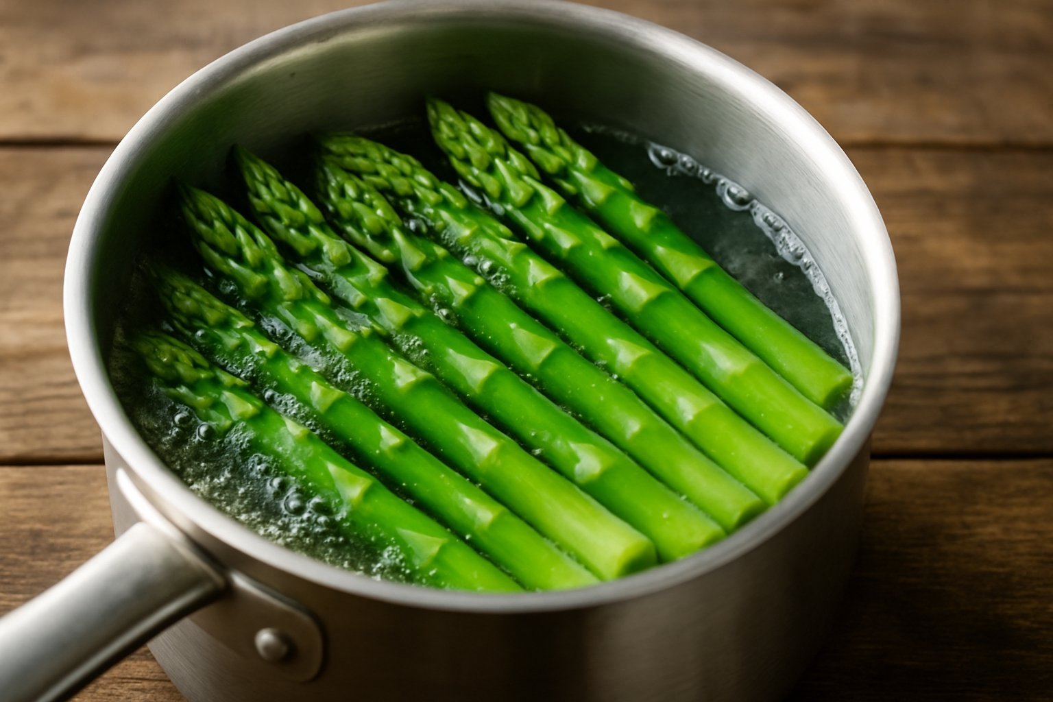 Temps de cuisson des asperges vertes