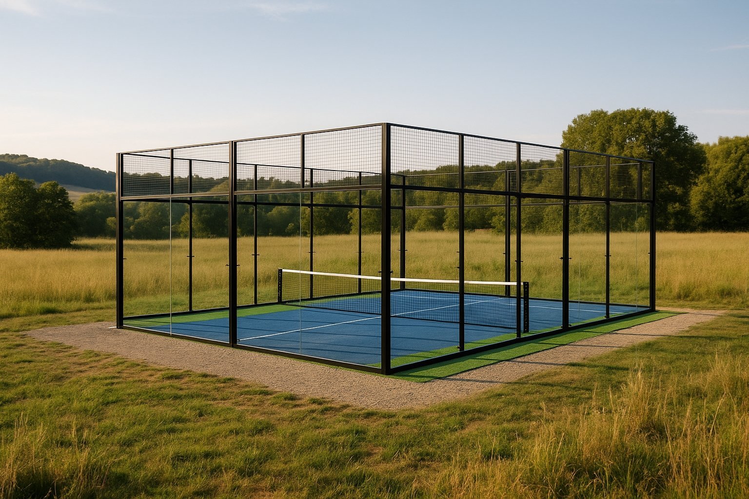 Terrain de padel sur terrain non constructible