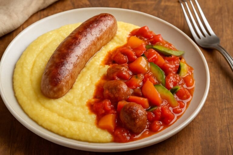 que manger avec de la polenta