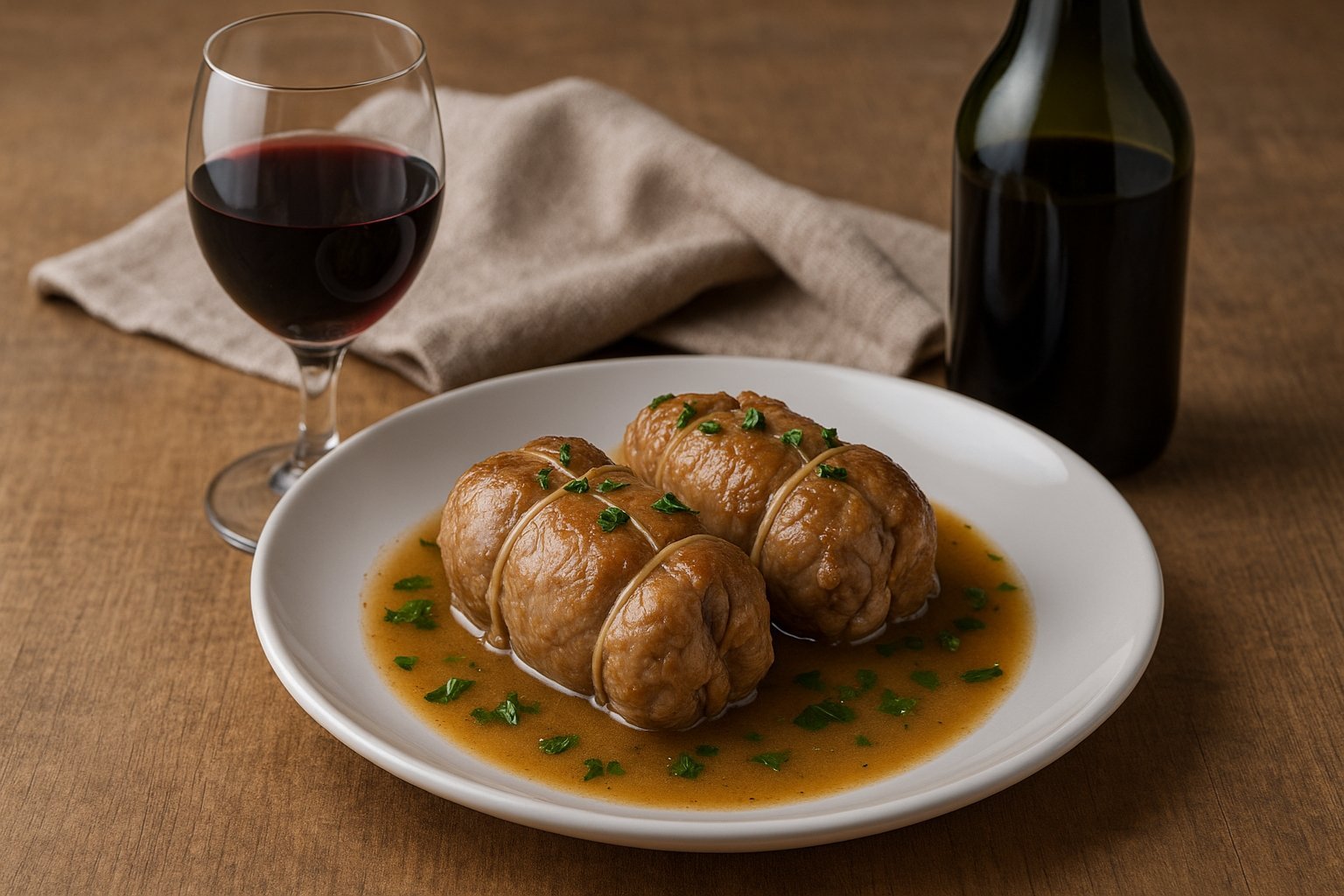 vin pour paupiette de veau