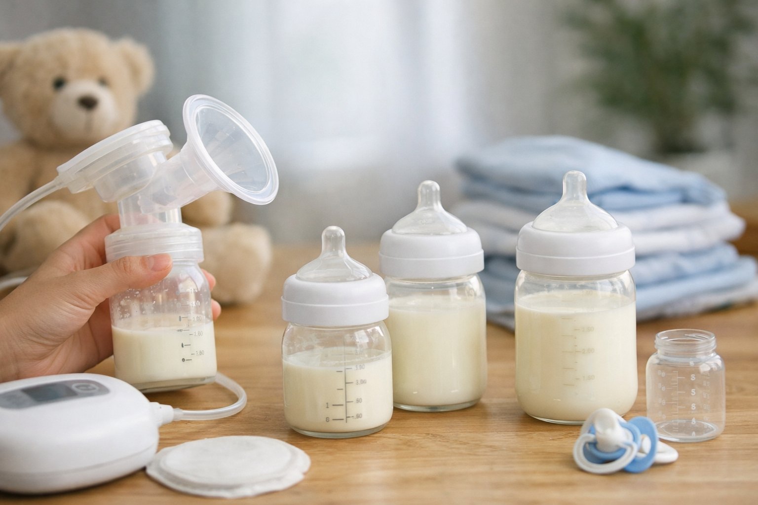 Je tire mon lait quelle quantité donner à bébé