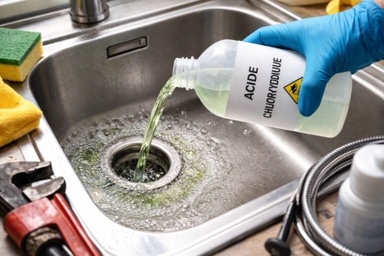 Quelle quantité acide chlorhydrique déboucher canalisation