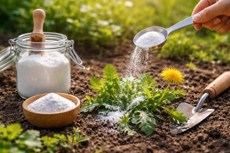 Quelle quantité de bicarbonate de soude pour désherber