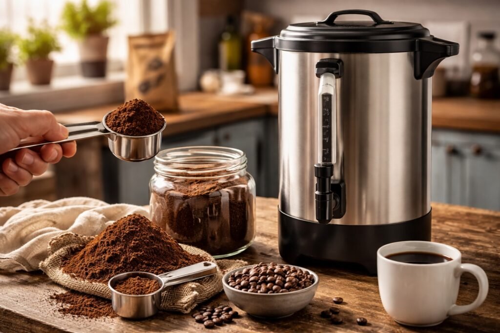 Quelle quantité de café pour un percolateur de 4 litres