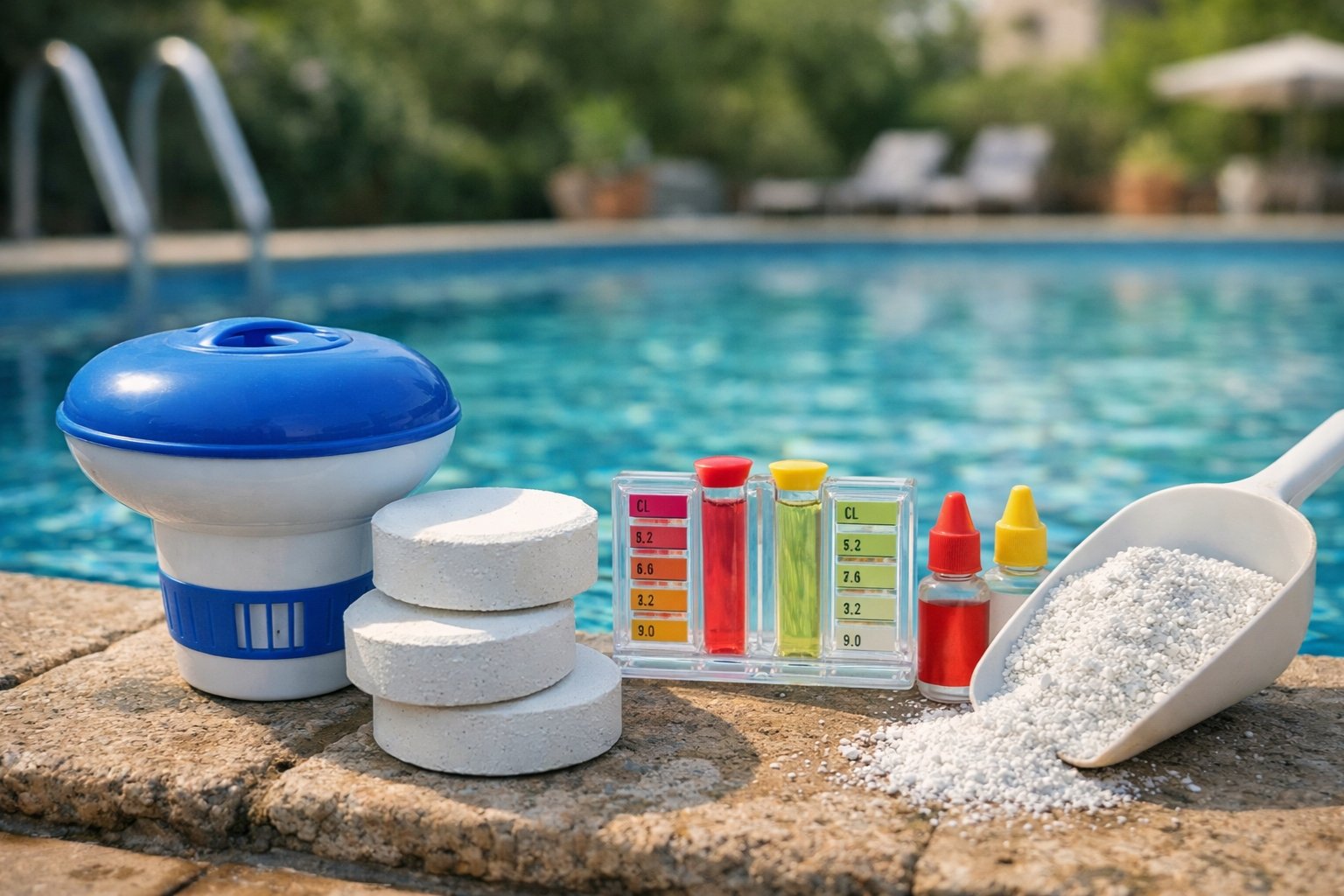 Quelle quantité de chlore par m3 pour votre piscine