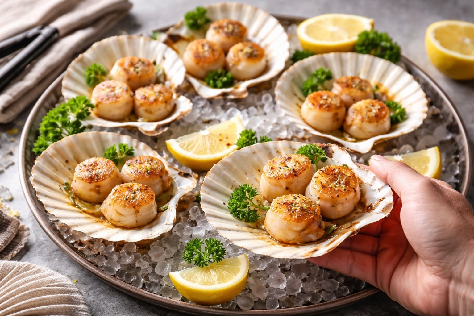 Quelle quantité de coquilles Saint Jacques par personne