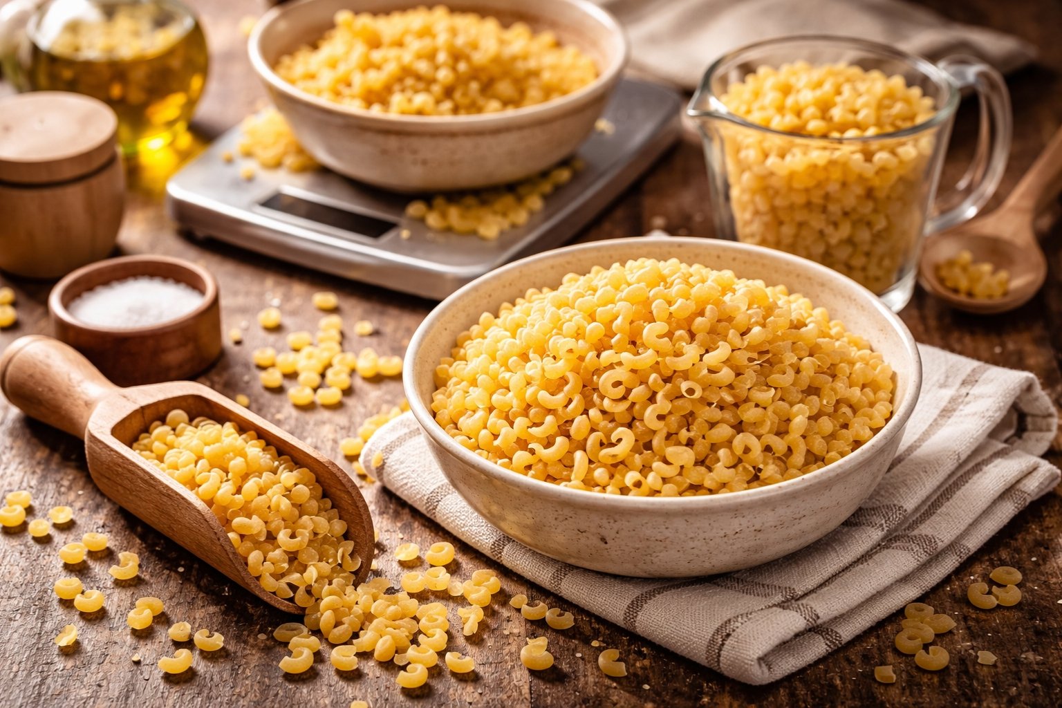 Quelle quantité de coquillettes par personne