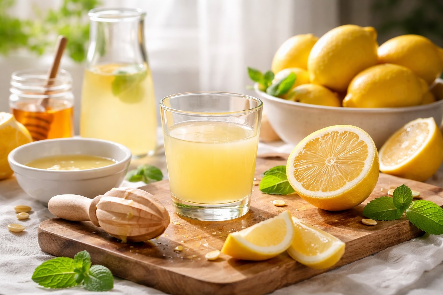 Quelle quantité de jus de citron le matin