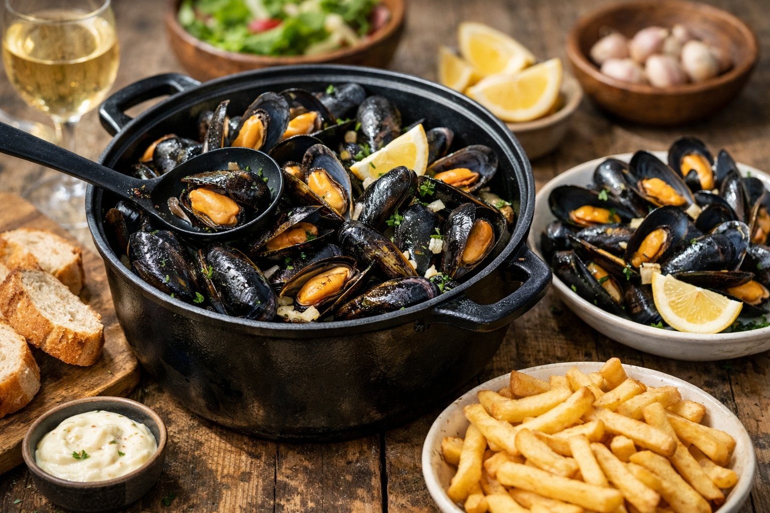 Quelle quantité de moules par personne