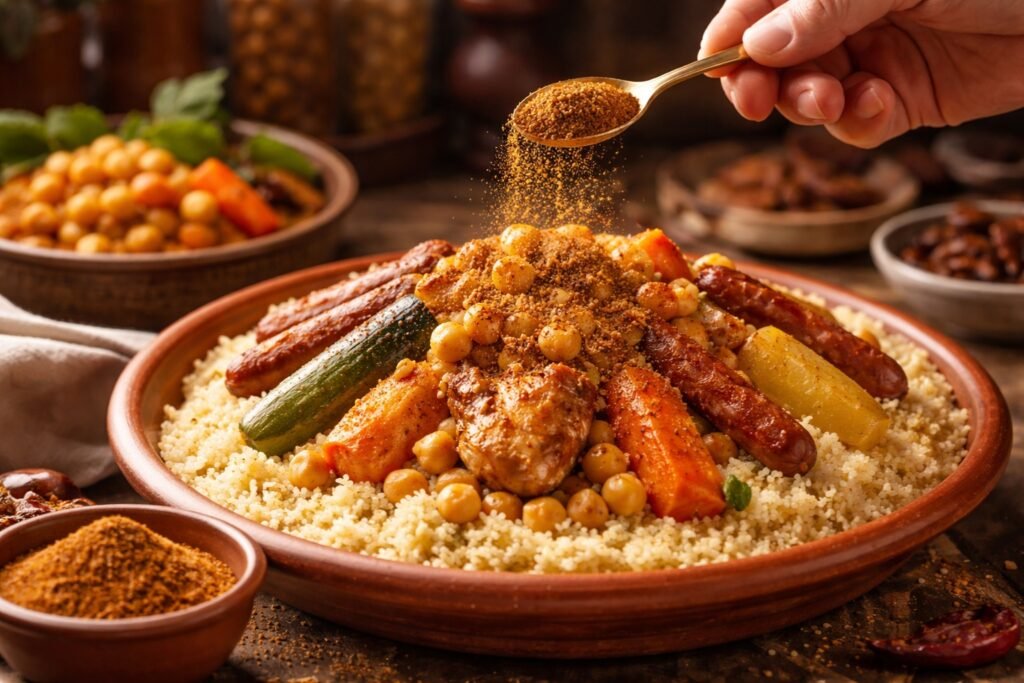 Quelle quantité de ras el hanout dans le couscous