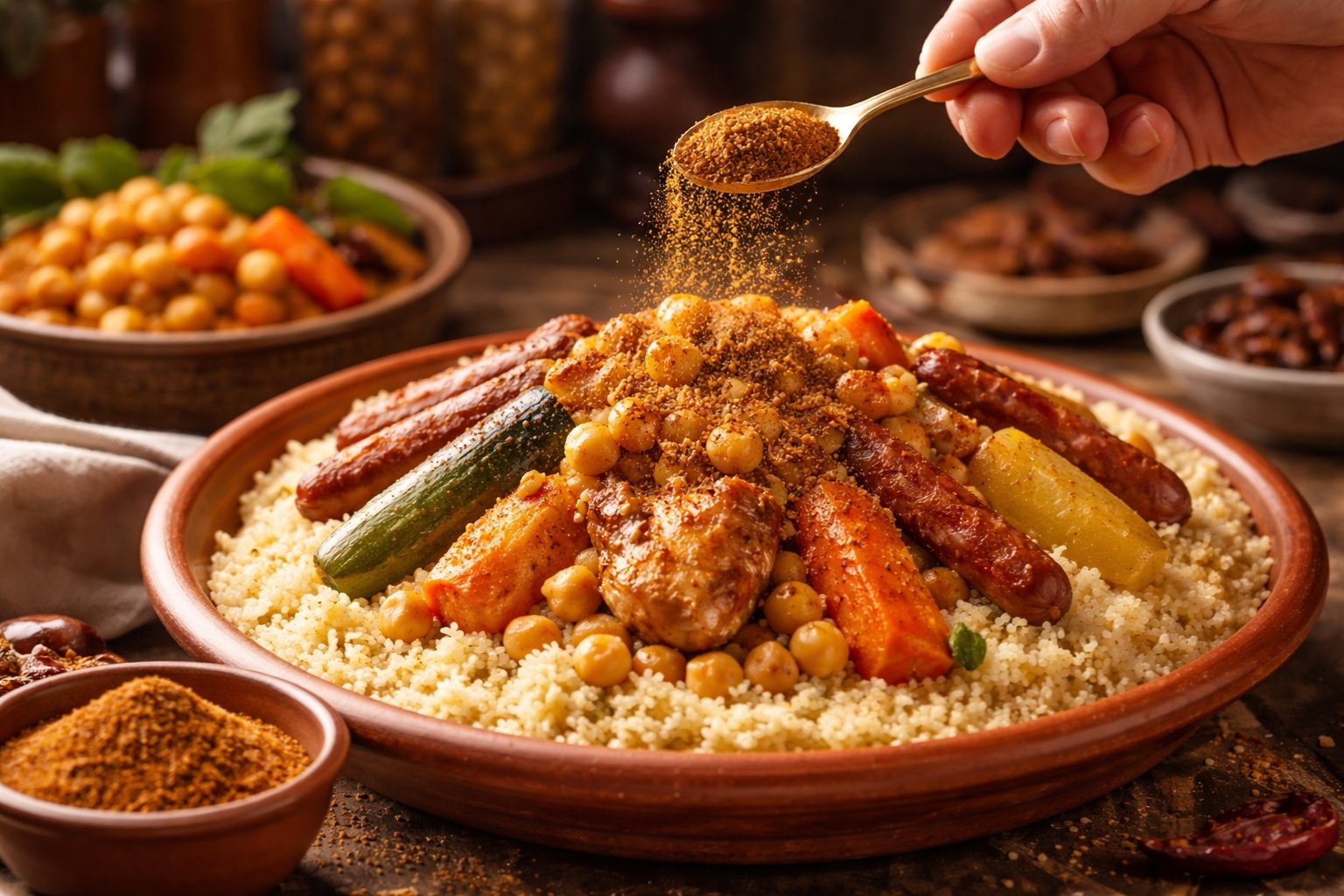 Quelle quantité de ras el hanout dans le couscous