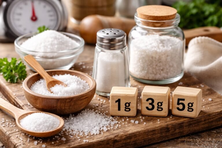 Quelle quantité de sel par jour