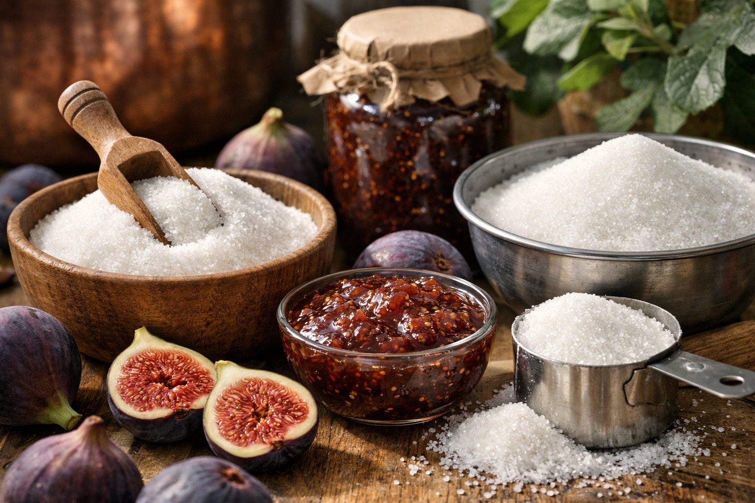 Quelle quantité de sucre pour confiture de figues