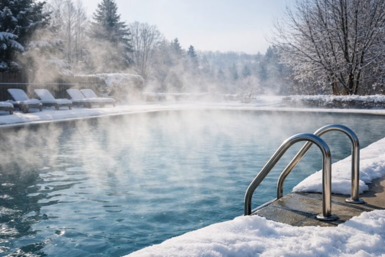 Quelle quantité eau évapore d'une piscine par jour en hiver