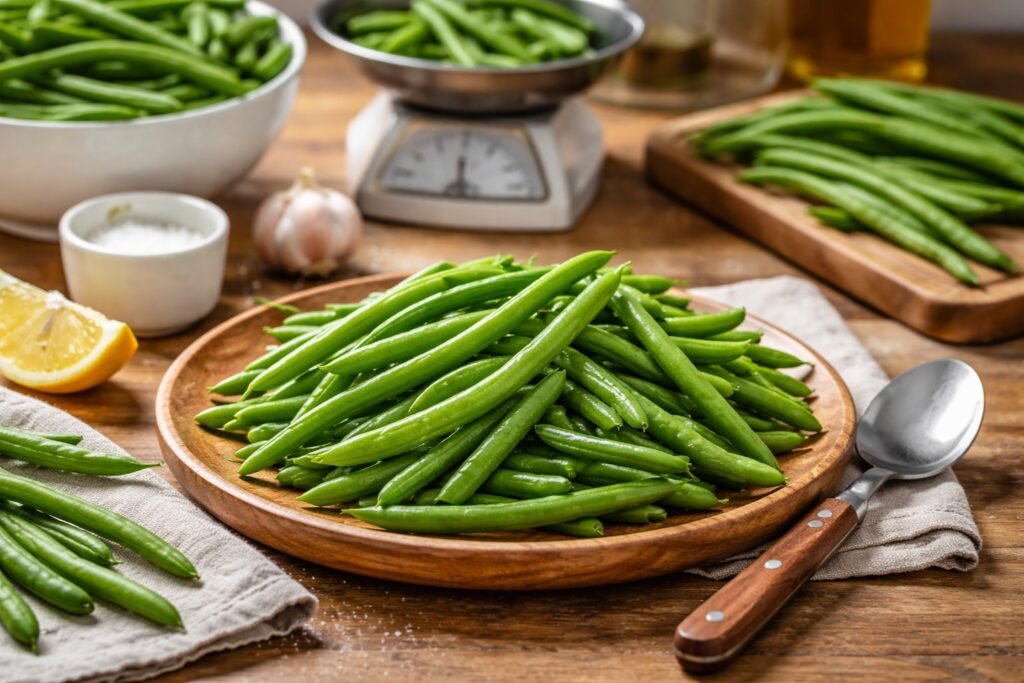 Quelle quantité haricots verts par personne prévoir un repas