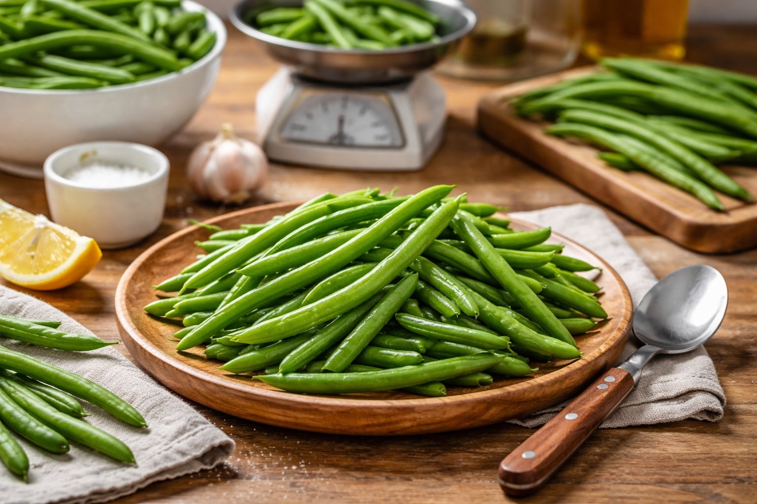Quelle quantité haricots verts par personne prévoir un repas