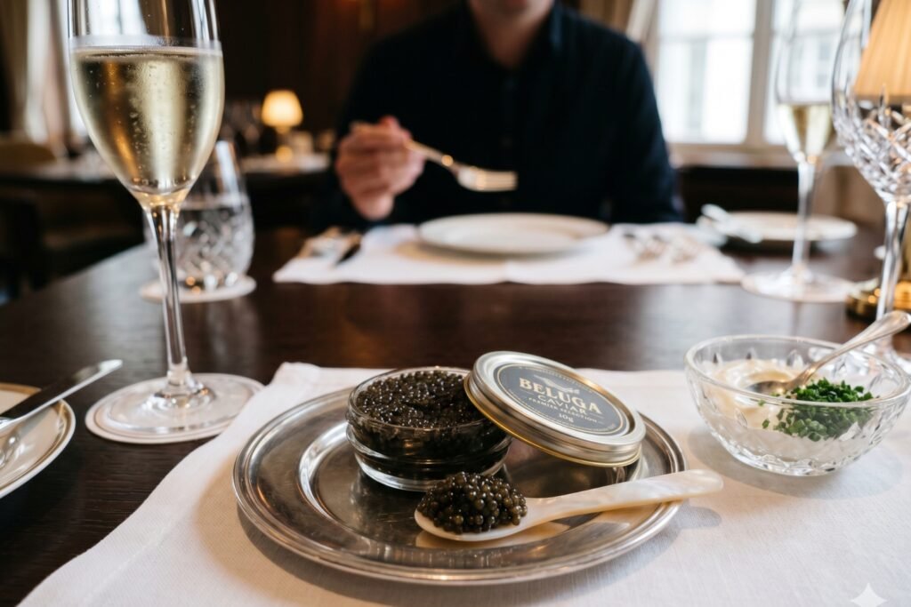 Quelle quantité de caviar par personne