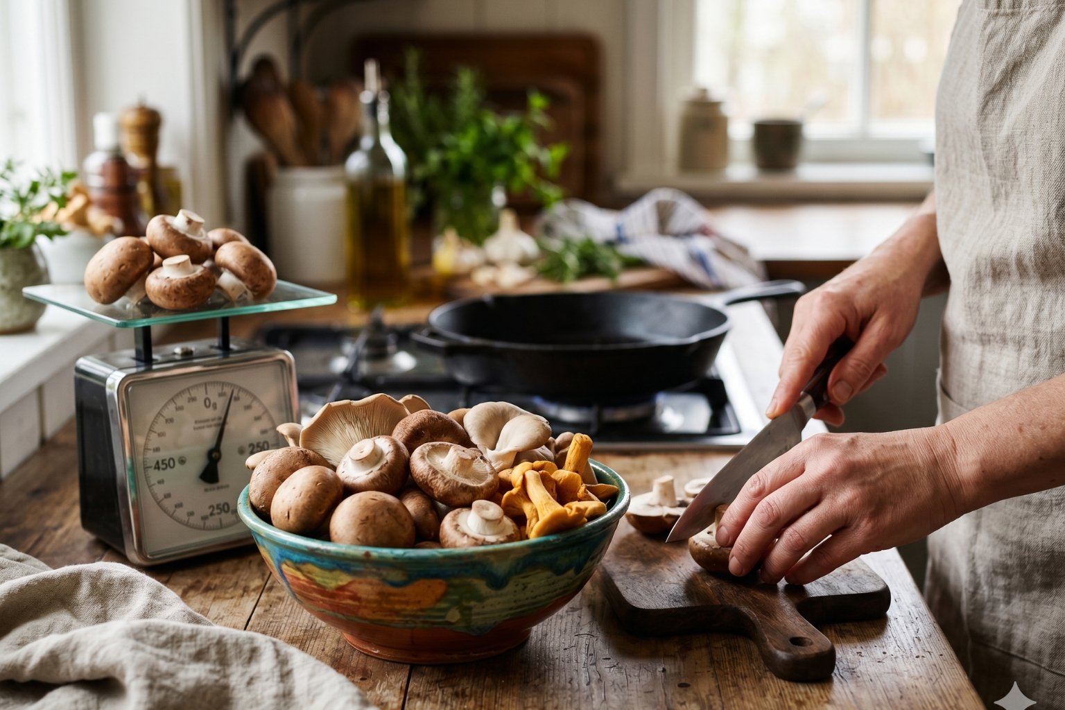 Quelle quantité de champignons par personne