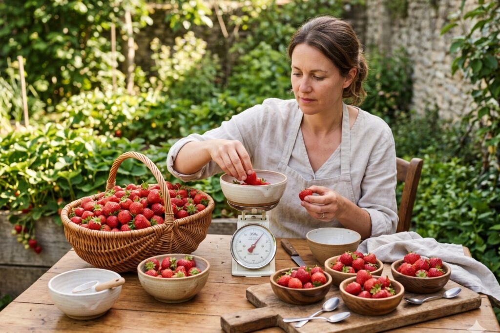 Quelle quantité de fraises par personne