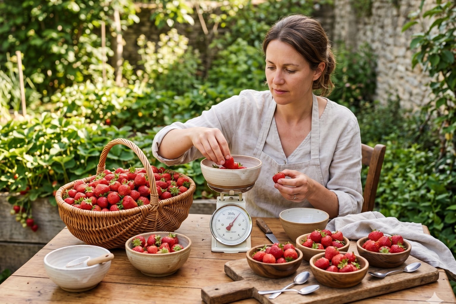Quelle quantité de fraises par personne