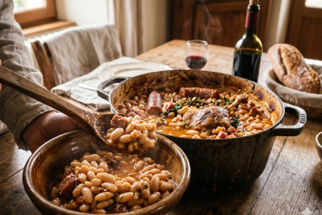 Quelle quantité haricots blancs par personne pour cassoulet