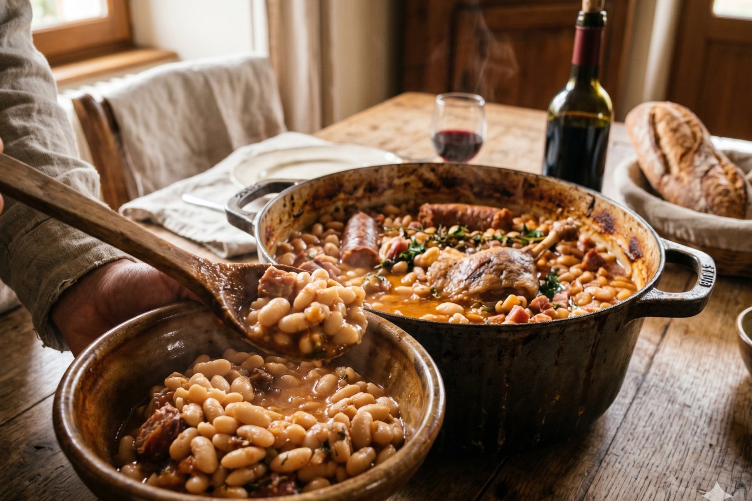 Quelle quantité haricots blancs par personne pour cassoulet