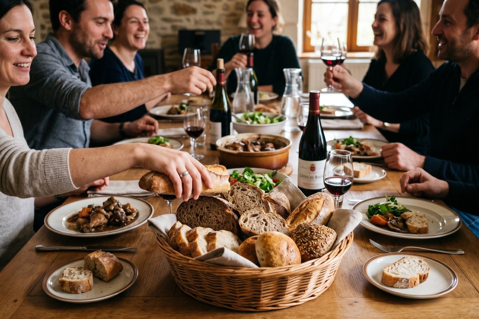 Quelle quantité de pain par personne pour un repas