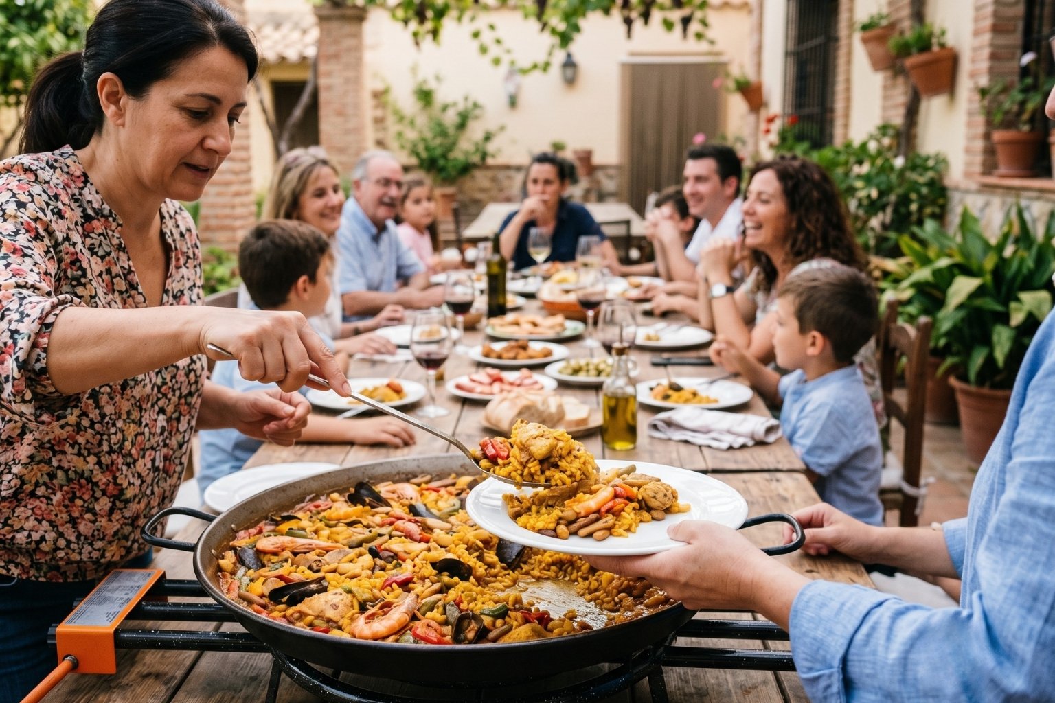 quelle quantité de paella par personne