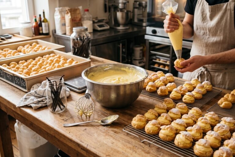 Quelle quantité de crème pâtissière pour 30,40,50,60 choux
