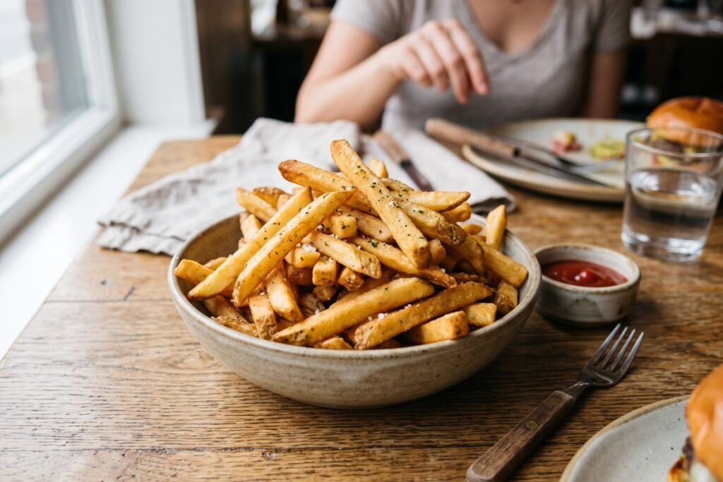 Quelle quantité de frites par personne