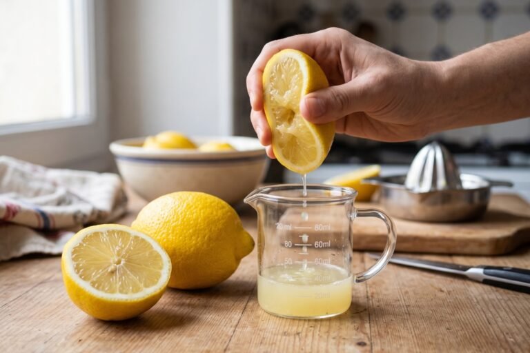 Quelle quantité de jus dans un citron