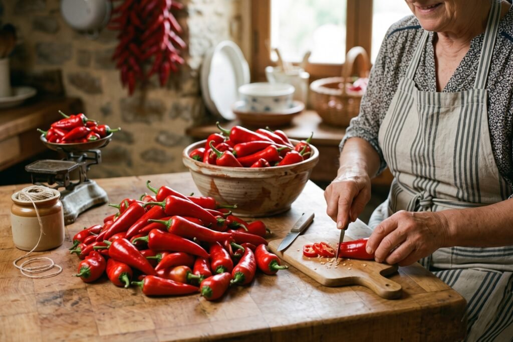 Quelle quantité de piment d'Espelette frais